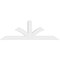 Ekena Millwork Richland Architectural Grade PVC Gable Bracket, 60"W x 20"H x 2"D x 4"F, 8/12 Pitch GBP060X20X0204RIC00 - alternate 4